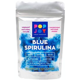 POPJOY - Polvo de espirulina 100 azul - SuPERFODS vibrantes                                                                                           