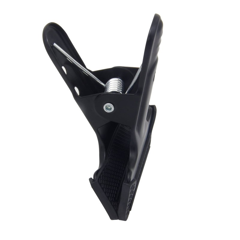 2 Pack 4-1/4" Heavy Duty Spring Clamps Clips, Black Metal