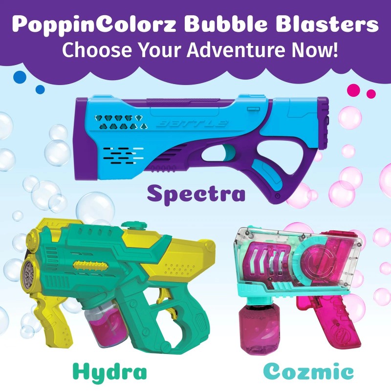 South Beach Bubbles Spectra Color Bubble Blaster Light Up Bubble