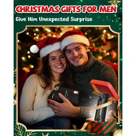 Coquimbo Tool Gifts for Men Him, Rechargeable LED Work Light Grill Light with Magnetic Base 5 Modes 360° Rotate Mens Gifts (4 Pack Black)