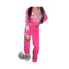 2 Piece Sets Womens Clothing Letter Print Sweatsuit Hoodie Zipper