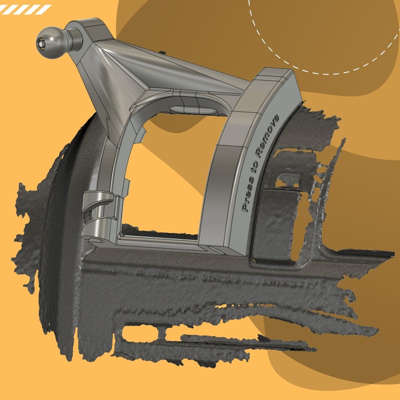 CUSTOMish Phone Holder for Honda CRV 2007-2011 Model Years