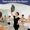 ARWIG Hand Fan Folding for Adults, Premium Rave Fan Folding