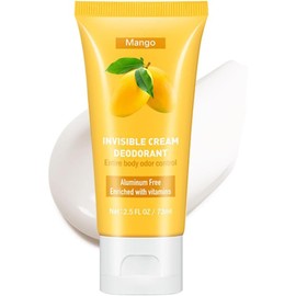 Desodorante de Cuerpo Entero Para Mujeres, Control de Olores de 72 Horas, Desodorante Corporal en Crema Invisible, Desodorante para Hombres y Mujeres, Protección Contra Olores (#5Mango)