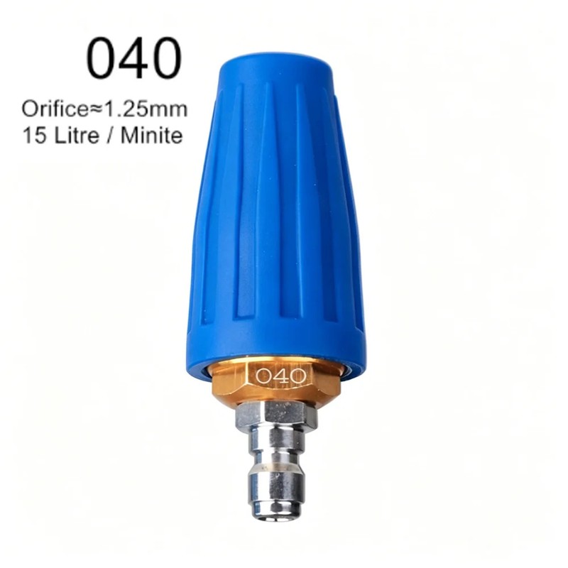 Rotating Turbo Pressure Washer Nozzle for Cleaning – 4000 PSI