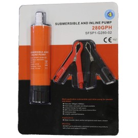 SEAFLO 12v Submersible/Inline Water Diesel Transfer Pump 4.7 Gallons per Minute