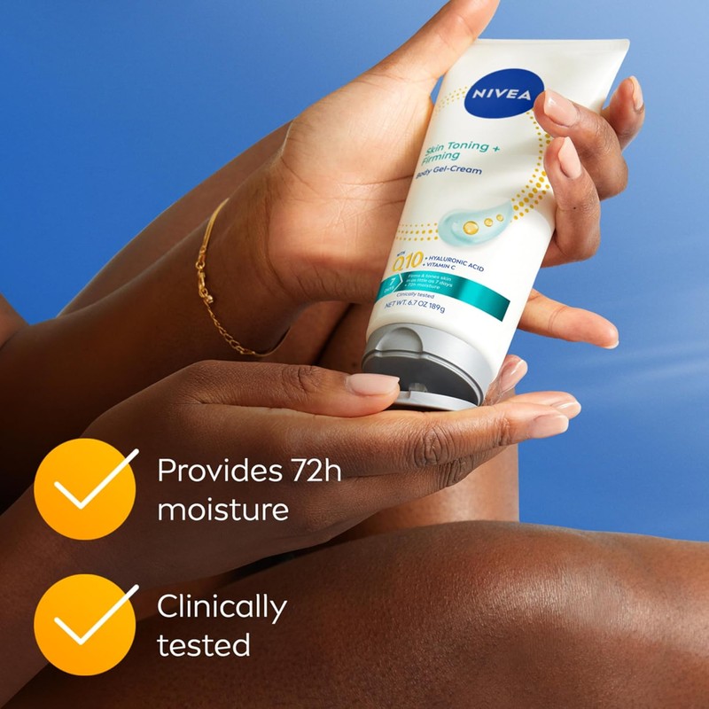 NIVEA Skin Firming & Toning Gel Cream, 6.7 Ounce