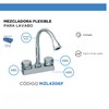 MEER FAUCETS BY CNX, Mezcladora para Lavabo Con Cuello Flexible