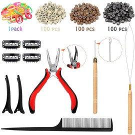 Kit de oropel para el cabello (48 pulgadas, 24 colores, 6000 hebras), extensiones de cabello de oropel con herramientas, kit de oropel con purpurina r