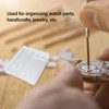 Watch Movement Repair Box Aluminum Alloy Storage Tray with Acrylic