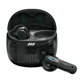 JBL Tune Flex Ghost 2 Wireless Bluetooth In-Ear Earphones with Noise Cancelling, 48 Hours Playback Time, IP54 Water and Dust Proof, Multipoint Connection, Ergonomic Design, Black Ghost