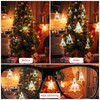 3Pcs Christmas Party Diffraction Glasses, Chrismas Tree Snowflake Snowman Effect