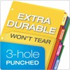 Oxford Binder Dividers with Pockets, 3 Pack, 5 Multicolor Tabs