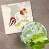 Unbranded Foghorn Leghorn Cartoon Thinking Rooster 4'' X 4'' Square