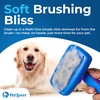 PetLovers PetLovers EzSlicker Self-Cleaning Brush - Dog Brush for Shedding,