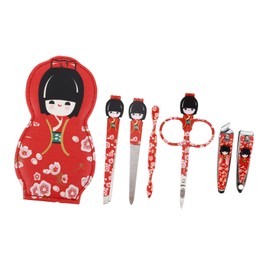 Healeved Japanese Cartoon Stainless Steel Nail Clipper Set for Men and Women Pedicure Kit with Adorable Design for Efficient Nail Grooming and Care