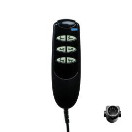 Fruhdi 6 Button 5 Pin Remote Control Handset for Electric Drive Medical Hospital Beds