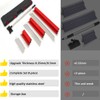 Drywall Skimming Blade Set,Stainless Steel 12",22",32" Skimming Blades with 35"-80"