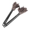 2Pcs Retractable Feather Duster Ostrich Feathers Duster with Long Handle