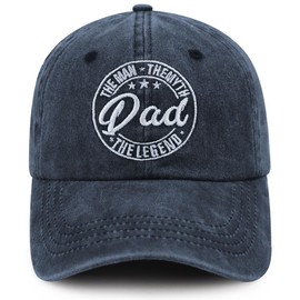 Dad Gifts from Daughter Son, Best Dad Legend Hat, Funny Papa Baseball Cap, Fathers Day Thanksgiving Christmas Birthday Gifts for Daddy Grandpa Men