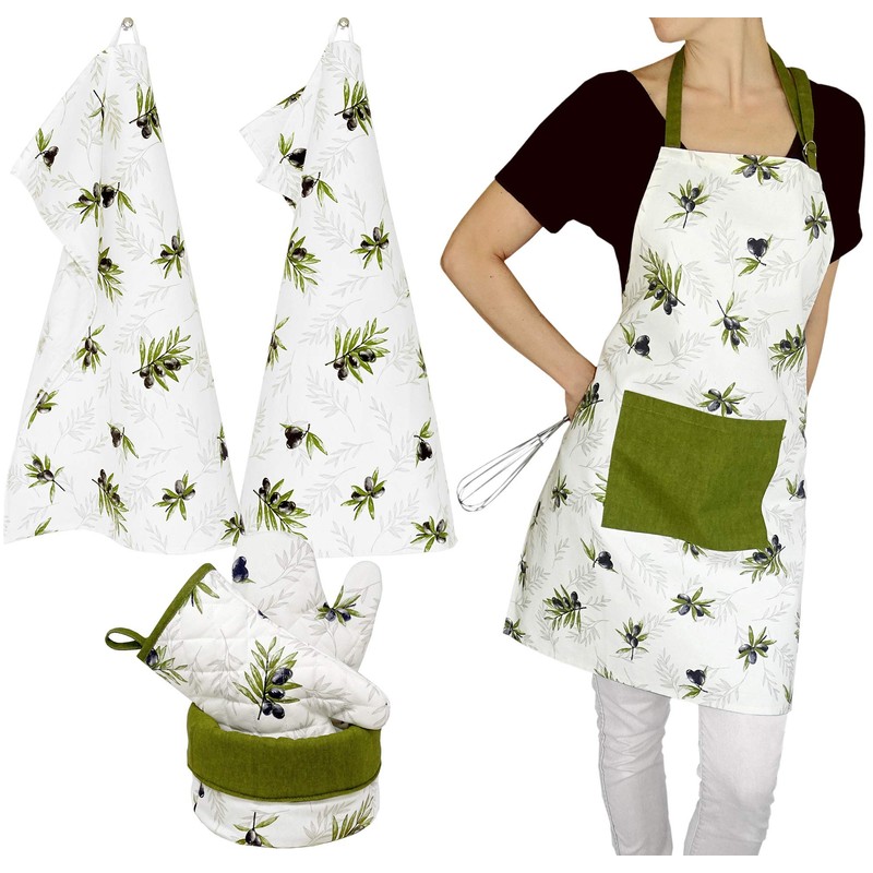 Lashuma Kitchen Apron for Men and Women, Barbecue Apron with