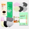 [100% Korean Made] K-Mask Kids' KF94 Premium Mask, 100 Count [Check Details] T-Light Fit / Light Pink (100 total)
