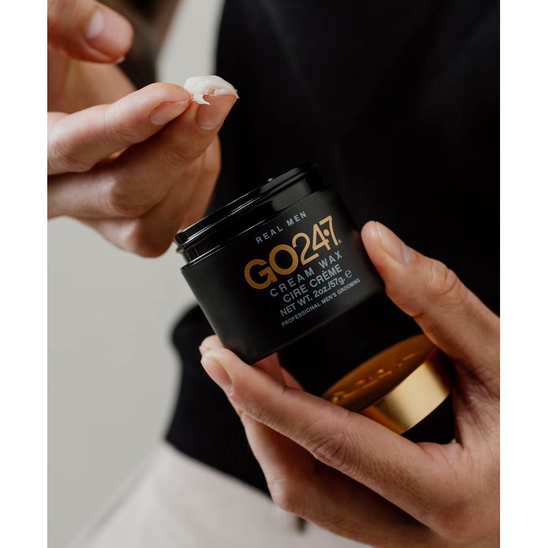 GO247 Cream Wax - Medium Hold, Natural Finish Styling Wax