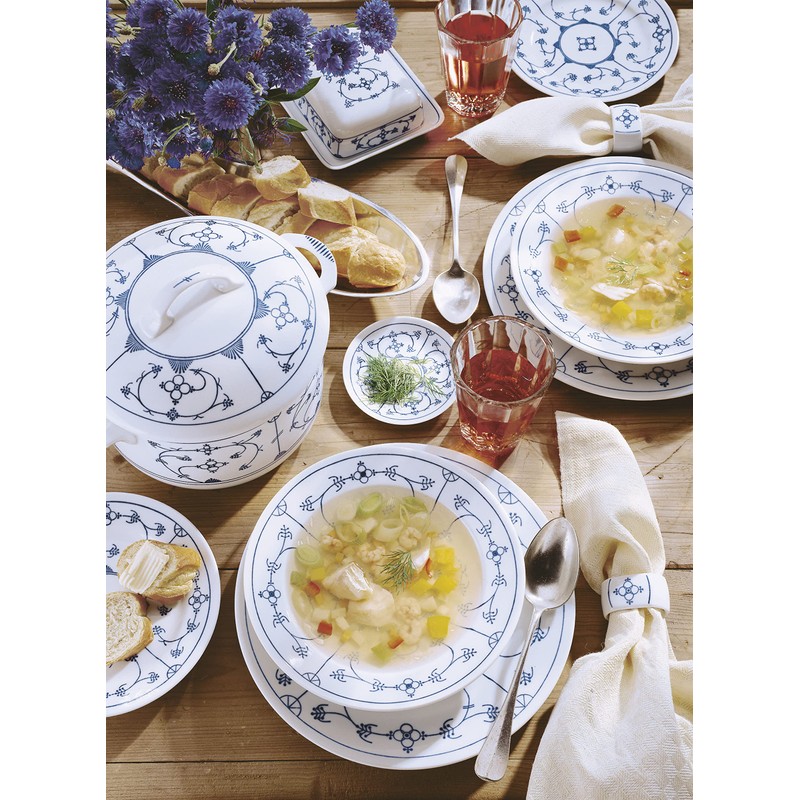 KAHLA 433503A75019H Blau Saks Untertasse 14 cm | Unterteller mit