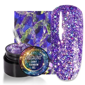 Reflective Glitter Gel Nail Polish, Diamond Nail Glitter, Holographic Nail Polish, Nail Art DIY Manicure Salon, DIY Nail Design, Nail Art Gifts for Girls Women