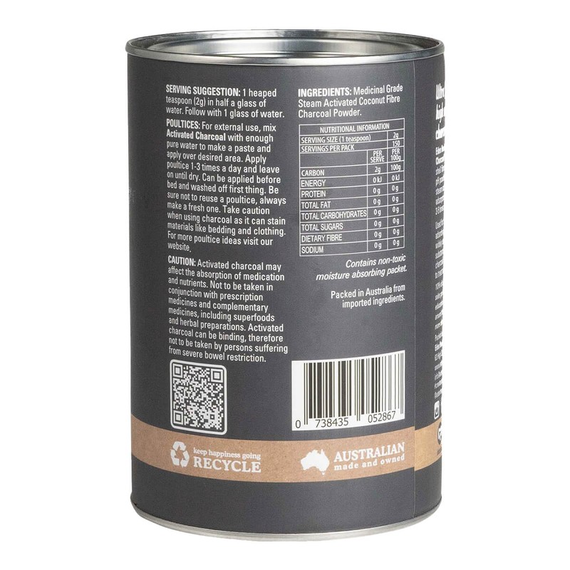 Eden Healthfoods Activated Charcoal Powder, 1kg