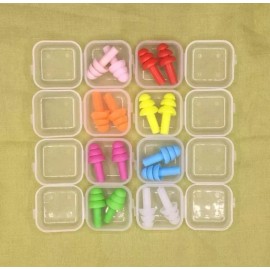 Unbranded Ear Plugs 10 Pairs Silicone Ear Plugs in Case Anti Noise Hearing Ear Protection