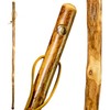 Brazos Rustic Wood Walking Stick, Hardwood, Traditional Style Handle, for