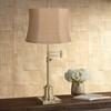 Natural Burlap Large Drum Lamp Shade 12" Top x 14"