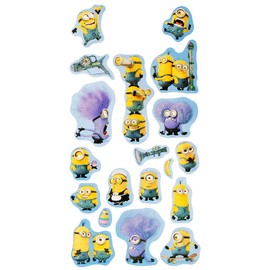 alles-meine.de GmbH 57 TLG. Set Glitzer Aufkleber/Sticker - Minions Ich einfach unverbesserlich - selbstklebend - für Mädchen & Jungen/Erwachsene - Stickerset Kinder - ..