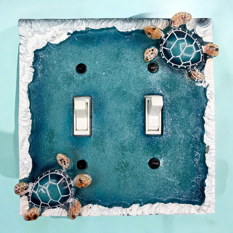 Sea Turtle Light Switch and Outlet Cover Electrical Plates –