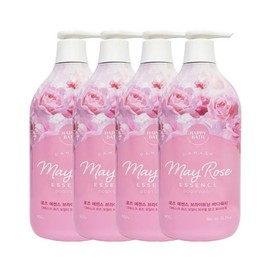 Happy Bath Rose Essence Brightening Body Wash 900g x4 / 해피바스 로즈 에센스 브라이트닝 바디워시 900g x4