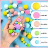 Felt Balls Colourful Mini Pompoms for Crafts for Easter Colourful