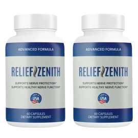 Unbranded (2 Pack) Relief Zenith Capsules, ReliefZenith Advanced Formula for Nerve Health