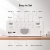 CHEREEKI Alarm Clock Bedside Mains Powered, Digital Clock with Large