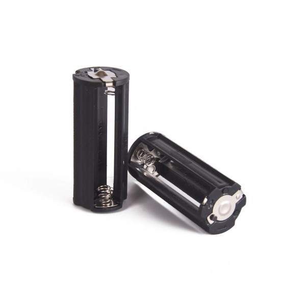Unbranded 2pcs 3-AAA Battery Holder Cylindrical Case Shell For Flashlight