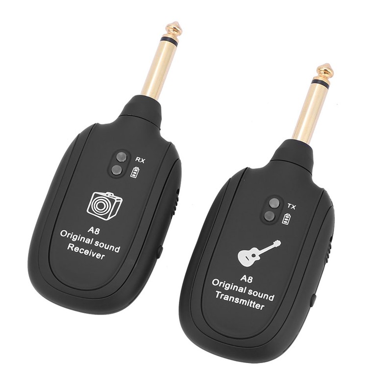Wireless Audio Transmission Set with Receiver Transmitter for Electric Guitar