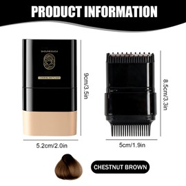 Haarfärbekamm, Haarfärbestift, Hair Concealer, 2025 Temporäre Haarfärbestiftbürste - Haaransatz-Shading-Stick, Werkzeug Zur Grauhaarabdeckung, Graue haare abdecken für Männer und Frauen