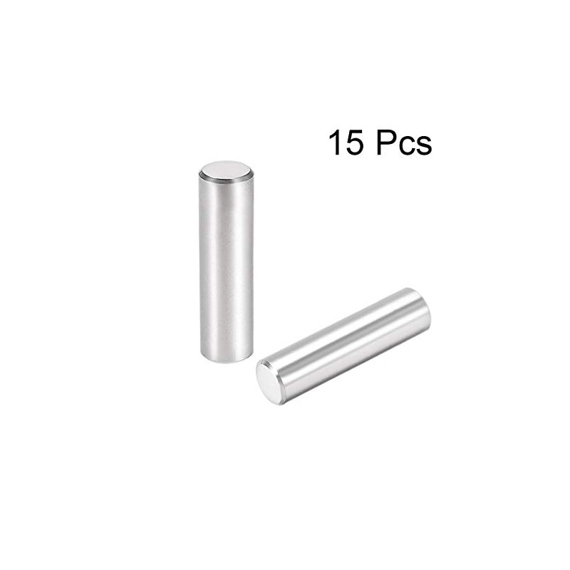 sourcing map 15pcs 8 mm x 30 mm Dowel Pin