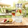 Classic Cuisine Glass Pitcher, 50 oz, Clear