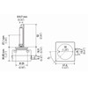 Hella D1S4300K Foco Xenón Standard en Caja con Instructivo Gráfico