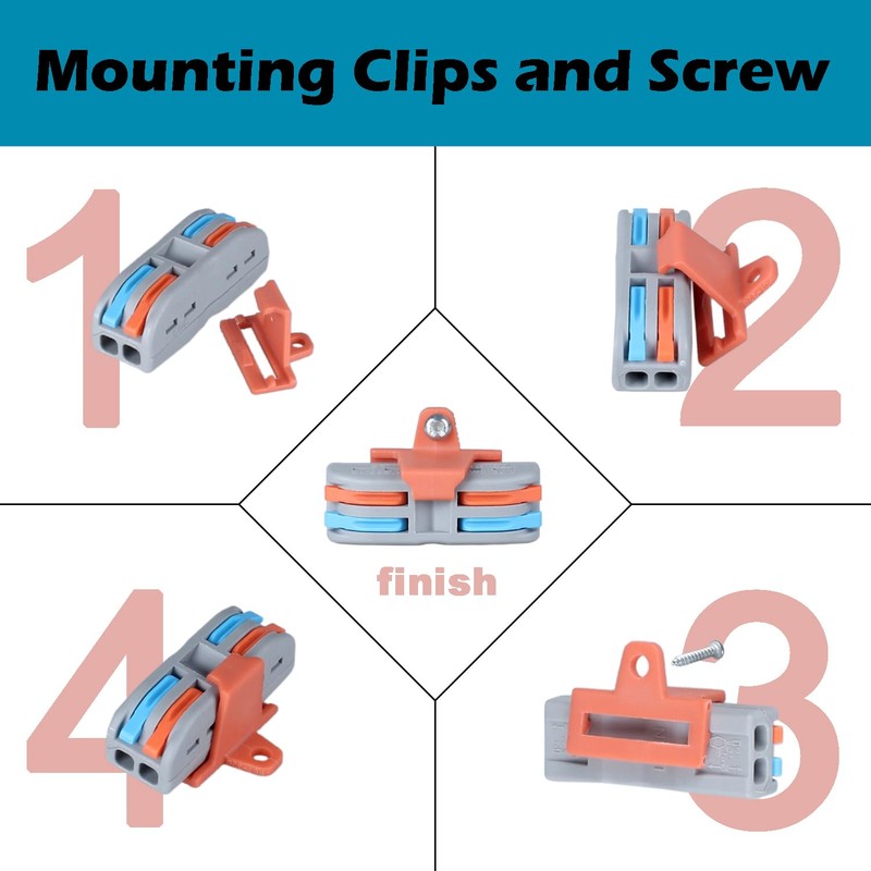 65 Pcs Compact Splicing Assortment Pack Wiring Connector for AWG