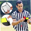BESPORTBLE 2set Complete Soccer Referee Kit Red Yellow Card Suits