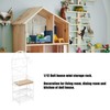 1:12 Miniature Storage Display Stand Mini Doll Bread Rack Dollhouse