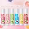 Fruit Flavor Lip Balm Set, 6 Counts/set Moisturizing Lip Balm,