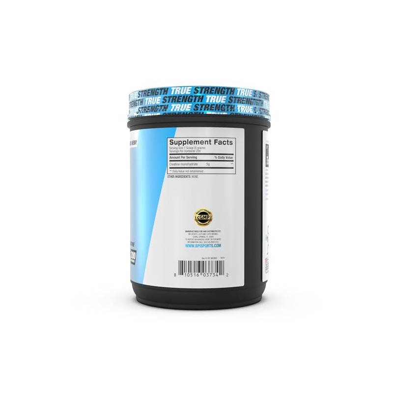 BPI Sports 100% Monohidrato de Creatina Micronizada - 1000 gr